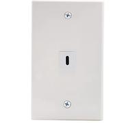 Halokny USB-C Wall Outlet - 1 Port USB Type C Keystone Jack Wall Plate for Charging, Display, Data Transfer - White