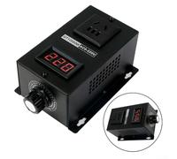 HaloModora 110-220V Single-Phase Voltage Regulator AC Controller 40A 10000W Digital Display for Heater Filament and Electric Drill Control
