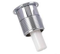 HaloModora Chrome Toilet Cistern Button Siamp Skipper 45 Dual Flush Push Button Tank Switch 34455009 ABS Silver