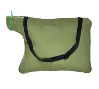 HaloModora Leaf Blower Vacuum Bag for Outdoor Use, Efficient Leaf Collection Sack with Attachment Tie, Green(B with cable tie)