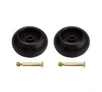 HaloModora Metal Mower Deck Wheels Kit, for Hus for Lawn Mowers, Replace 133957 174873 532133957 532174873 734-03058