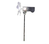 HaloModora Small Wind Turbine Generator Model for Teaching Demonstrations, 360° Rotation Sample Kit, Low Power Plastic Design in Red