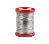 HaloModora Stainless Steel and Galvanized Bee Wire 24 Gauge, 0.5mm Strong Flexible Thread, 500g for Hive Repair and DIY Crafts(Stainless steel)