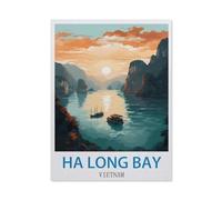 Halong Bucht, Vietnam，Puzzles 1000 Teile für Erwachsene, Klassische Puzzle Jungen Mädchen Puzzle für Kinder Teenager Lernspiel Spielzeug（75x50cm）-CK72