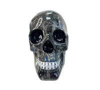 Halooween Decorations For Outside Halloween Transfer Printing Ornaments Halloween Party Decorations Resin Crafts Ornaments Patterns Printed Randomly Distributed Quirky Garden (A, 17x14x11cm)