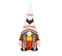 Halooween Pumpkin Ornament Halloween Cute Gnome Doll Halloween Home Decoration Faceless Doll Ornament Interesting Table Decoration Elephant Ornaments (A, 28cm)
