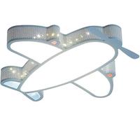 HALOPNCT Ceiling light bedroom Cartoon Aircraft s LED Flush Mount Ceiling Lamp Schoolhouse Ceiling Chandeliers Airplane Shape With Acrylic Shade For Boy's Girl