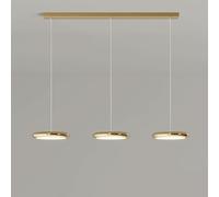 HALOPNCT Chandelier Ceiling light Modern and Simple Scandinavian 3-lamp Above Dining Table LED Reading Lamp Ceiling Lamp in Living Room Dining Room and Study Room Three-Color Variable Lamp