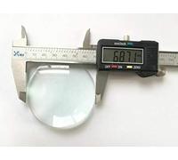 HALOPNCT Magnifying Optical Glass Condenser Convex Magnifying Glass Lens DIY 2X 3X Magnifier Lenses Diameter 50mm 61mm 69mm 75mm 100mm (Color : Dia. 50mm)