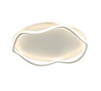 HALOPNCT Modern LED Ceiling Light Acrylic Flush Mount Ceiling Lamp White Chandelier Lighting Slim Flat Panel Lighting Dimmable Ceiling Light For Living Room Dining Room
