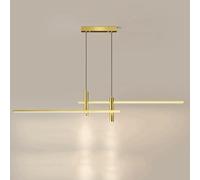 HALOPNCT Pendant Lamp Modern Modern Minimalist Line Dining Room Chandelier Spotlight LED Adjustable Pendant Light Metal Strip Ceiling Pendent Lamp Indoor Adjustable Lighting Fixture Pendant