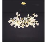 HALOPNCT V-intage Pendant Light Chandelier Leaf Modern Firefly Tree Branch Linear Island Light Flower Petal