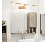 HALOPNCT Wall Lamps Lights LED Bathroom Mirror Modern Indoor with Extendable Arm Aluminium Acrylic for Bedroom Living Room Corridor (Gold-White Light 70cm)