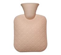 Haloppe Hot Water Bottle Long Durability Portable Practical 1L Premium Classic Latex Hot Water Bottle Pink