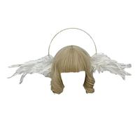 Halos Crowns Wing Headband Womens Costume Moon Headpiece Gothic Hair Accessories