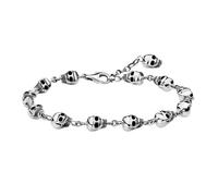 Halo's London Sterling Silver 925 Skull Link Chain Bracelet (plain)