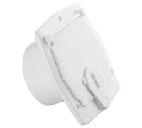 Halotronics Square RV Electrical Cable Hatch 30 Amp Cords - White - Features Snap Close Lid Easy Installation