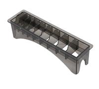 HaloVerde 10 Grid Comb Holder Rectangular Plastic Clipper Comb Organizer for Electric Hair Clipper Limit Guide Combs and Universal Clipper Guide Box Professional Salon Home Barber