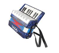 HaloVerde 17 Key Accordion Childrens Musical Instrument Portable Kids Accordion ABS Plastic Construction for Music Beginners and Students