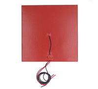 HaloVerde 3D Printer Silicone Heated Pad 350x350mm 450W with Surface Mounted 100K Thermistor for Printer Hot Bed, Provides Even Surface Heating