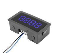 HaloVerde 4 Digit Plus Minus Counter featuring Bright LED Display, Digital Up Down Counter for 0 to 9999 Range with DC 8V to 24V Power and Power Failure Memory (Blue)