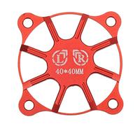 HaloVerde 40mm RC Motor Cooling Cover made from carbon fiber, a component for your RC Motor Cooling Fan Cover or ESC Motor Heatsink Protector setup (Red)
