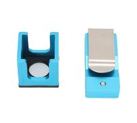 HaloVerde Aluminum Chalk Holder with Easy Attach Belt Loop for Game Room Use and League Matches for Uninterrupted Rhythm and Fast Access A Durable Billiard Chalk Holder (Blue)