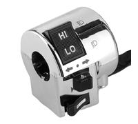 HaloVerde ATV Scooter Handlebar Switch for 25mm Bars, Left and Right Controls for Headlight, Turn Signal, and Power, Replacement Motorcycle Handlebar Switch