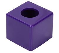 HaloVerde Billiard Chalk Holder for no mess application, a compact container designed for easy transport. This vital Billiards Accessory ensures consistent Cue Tip Lubrication (Blue)