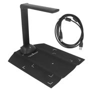 HaloVerde Book Document Scanner with 8MP Camera, 3672x2856 Resolution, Portable Foldable Design with LED Fill Light, Supports A3 and A4 Size for Office and School