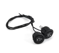 HaloVerde Car Seat Heater Control 3 Pin Hi Low Switch Universal 12V Seat Switch Round Rocker Type for Auto SUV Truck Motorcycle