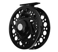 HaloVerde CNC Machined Aluminum Alloy Fly Reel with Hard Anodized Surface and 2+1BB Bearing plus a Large Arbor Design for 9/10 Weight Rods and Fly Fishing Gear