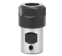 HaloVerde Collet Block Chuck for Spindle Motor Shaft Clamping, a Motor Shaft Extension Adapter and ER Collet Holder for CNC Milling Machine Tool Applications (8mm)