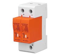 HaloVerde DC swell Protector 2P 500V 20kA 40kA with 35mm Rail Mount, a Protective Arrester Device with Visual Alarm for Solar PV Power Systems