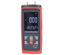 HaloVerde Differential Pressure Gauge ±2KPa Range ±1% FS High Precision, Digital Pressure Manometer with Data Storage for HVAC Systems and Industrial Gas Measurement