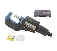 HaloVerde Digital Micrometer 0-25mm Range 0.001mm Accuracy Metric/Imperial Conversion Electronic Micrometer Caliper with LCD Display for Outer Diameter Measurement