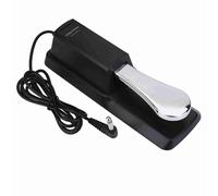 HaloVerde Digital Piano Pedal with Reversible Polarity Switch and 1/4 Inch Input, a MIDI Keyboard Pedal designed with a Textured Base for Electronic Organ and Synthesizer