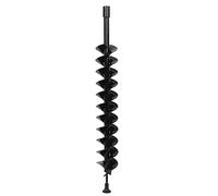 HaloVerde Efficient Planting Auger with Universal Fit for Most Diggers for Fence Post Installation and Yard Work, Makes Earth Auger Drill Bit Jobs Quicker, 100x800mm Steel