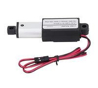 HaloVerde Electric Linear Actuator 12V DC with 64N Force and 15mm / s Speed, Small Aluminum Body with Mounting Brackets for DIY Projects, a Home Automation Actuator (17.5mm)