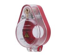 HaloVerde Emergency Stop Push Button Cover with Self Locking Mechanism, Transparent ABS Body for 22mm Diameter Mounts, Prevents Accidental Activation for Industrial Lockout
