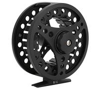 HaloVerde Fly Fishing Reel with All Metal Construction, a Large Arbor Fly Reel Design for Smooth Drag System, Left/Right Hand Retrieve for Saltwater Fishing (7/8)