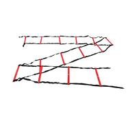HaloVerde Football Speed Ladder Equipment with a 14 Rung Design for Agility and Footwork Drills, a 7M Training Ladder for Enhanced Athletic Coordination (Red)