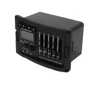 HaloVerde Guitar Preamp with Tuner and 5 Band EQ Equalizer providing +/-12dB Gain with Bass, Mid, Treble, and Presence Knobs for Acoustic Guitar Piezo Pickup Systems