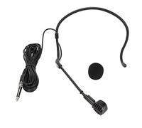 HaloVerde Headworn Microphone with Dynamic Transducer for HiFi Sound, 5m Long Cable, Earhook Microphone with 6.35mm Jack for Karaoke Systems, Lecturers and Presenters