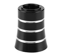 HaloVerde Heel Shift Eliminator for CVO FL Selections, This Aluminum Heel Shift Cover is a Motorcycle Heel Shifter Eliminator that Spaces the Toe Shift arm Outward (Silver Black)