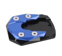 HaloVerde Kickstand Extension Pad for Xmax 125 250 300 Increases Stability on Uneven Surfaces Like Mud/Sand Durable Aluminum Alloy Motorcycle Side Stand Plate (Blue)