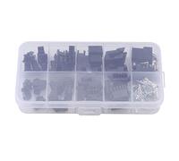 HaloVerde Male Female JST Plugs set featuring 2.5mm Pitch JST Connectors and JST Crimp Terminals, a complete JST Connector Kit for 2 3 4 5 Pin applications