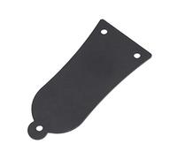 HaloVerde Metal Guitar Truss Rod Cover in Bell Shape for Standard and Selections, A 3 Hole Guitar Truss Rod Cover for Instrument Setup and Parts Replacement (Black)