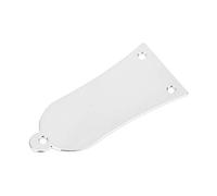 HaloVerde Metal Guitar Truss Rod Cover in Bell Shape for Standard and Selections, A 3 Hole Guitar Truss Rod Cover for Instrument Setup and Parts Replacement (Silver)
