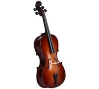 HaloVerde Mini Violin Replica Collectible with Stand and Case for presentation, a detailed Miniature Cello Model making a thoughtful Home Decor Music Gift